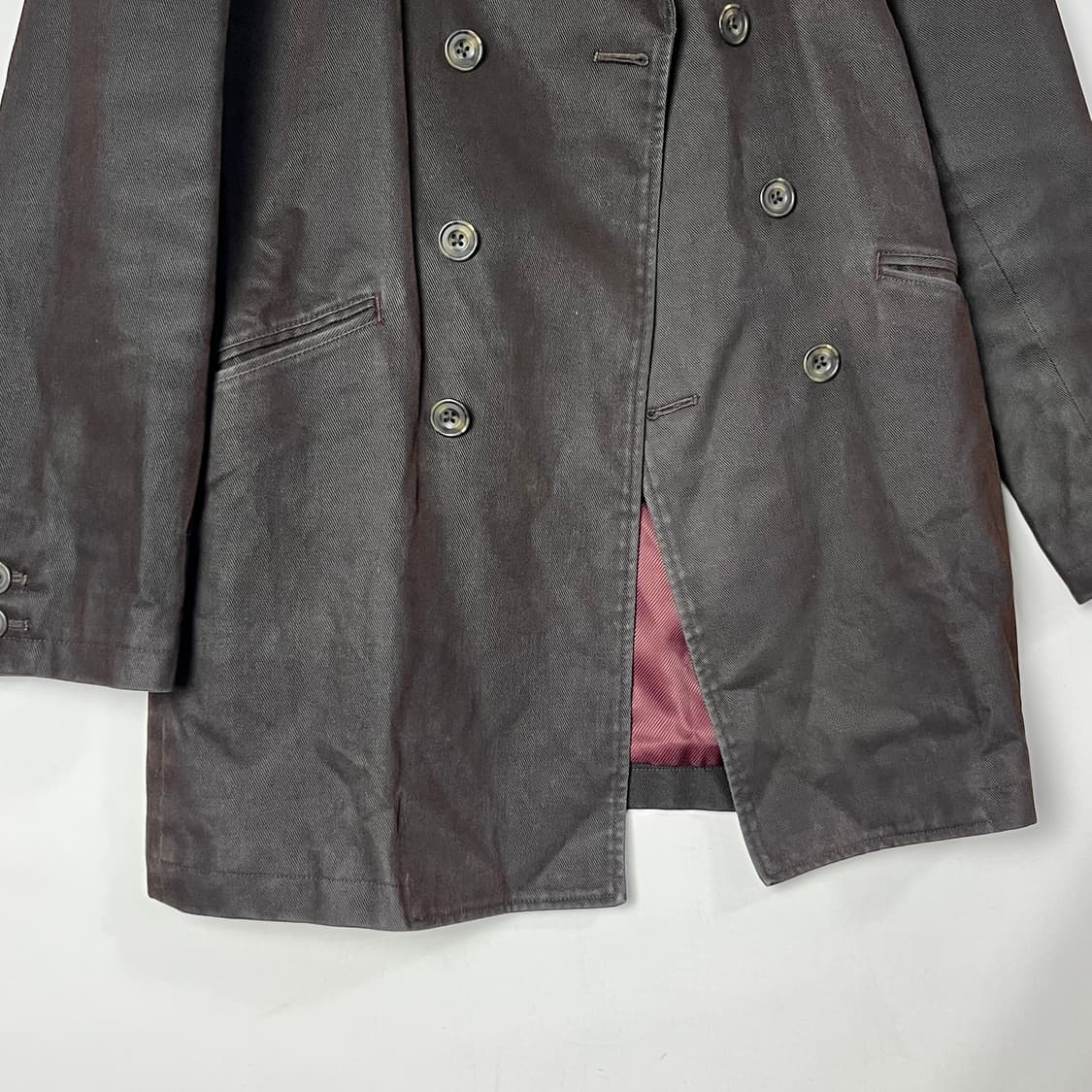 [Tornado Mart] 토네이도 마트 왁싱 더블브레스트 피코트 상품이미지4