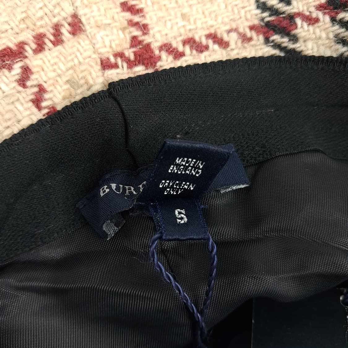 CL199 버버리 영국판 체크 울 트위드 라이딩햇 상품이미지10