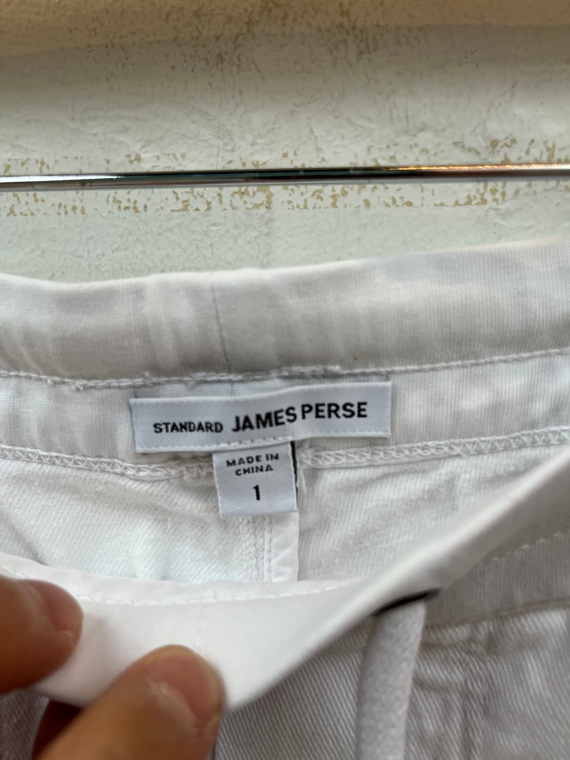 James Perse 여성 화이트 반바지 1 상품이미지4