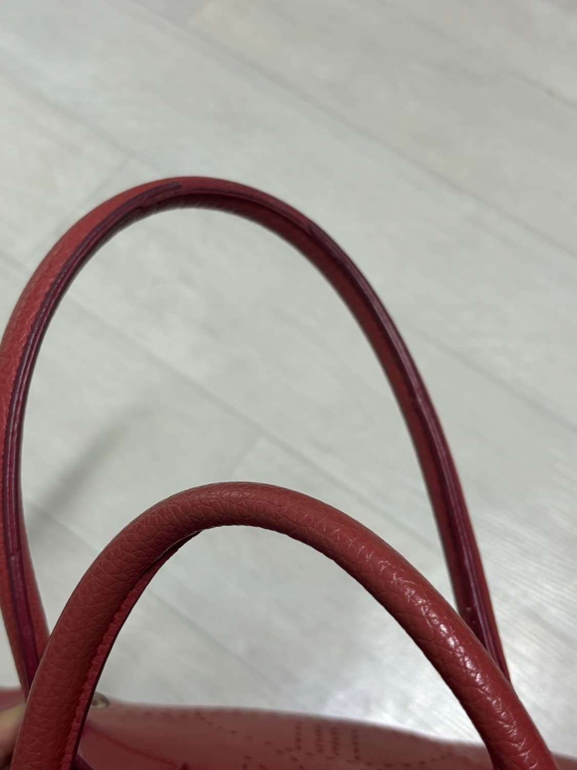 비비안웨스트우드 펀칭 백 레드 상품이미지7