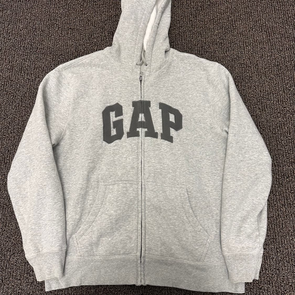 GAP 갭 기모 후드집업 그레이 XL 상품이미지1