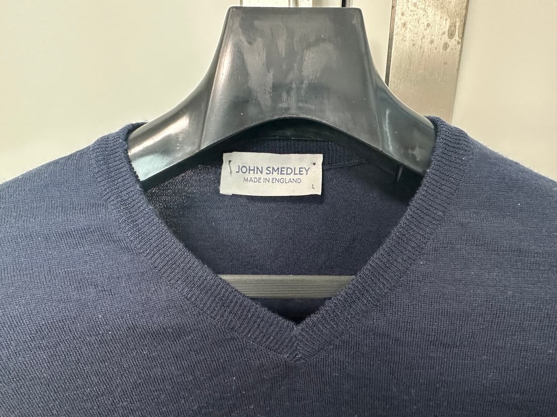 존스메들리 JOHN SMEDLEY GENOA V넥 L MIDNIGHT 상품이미지2