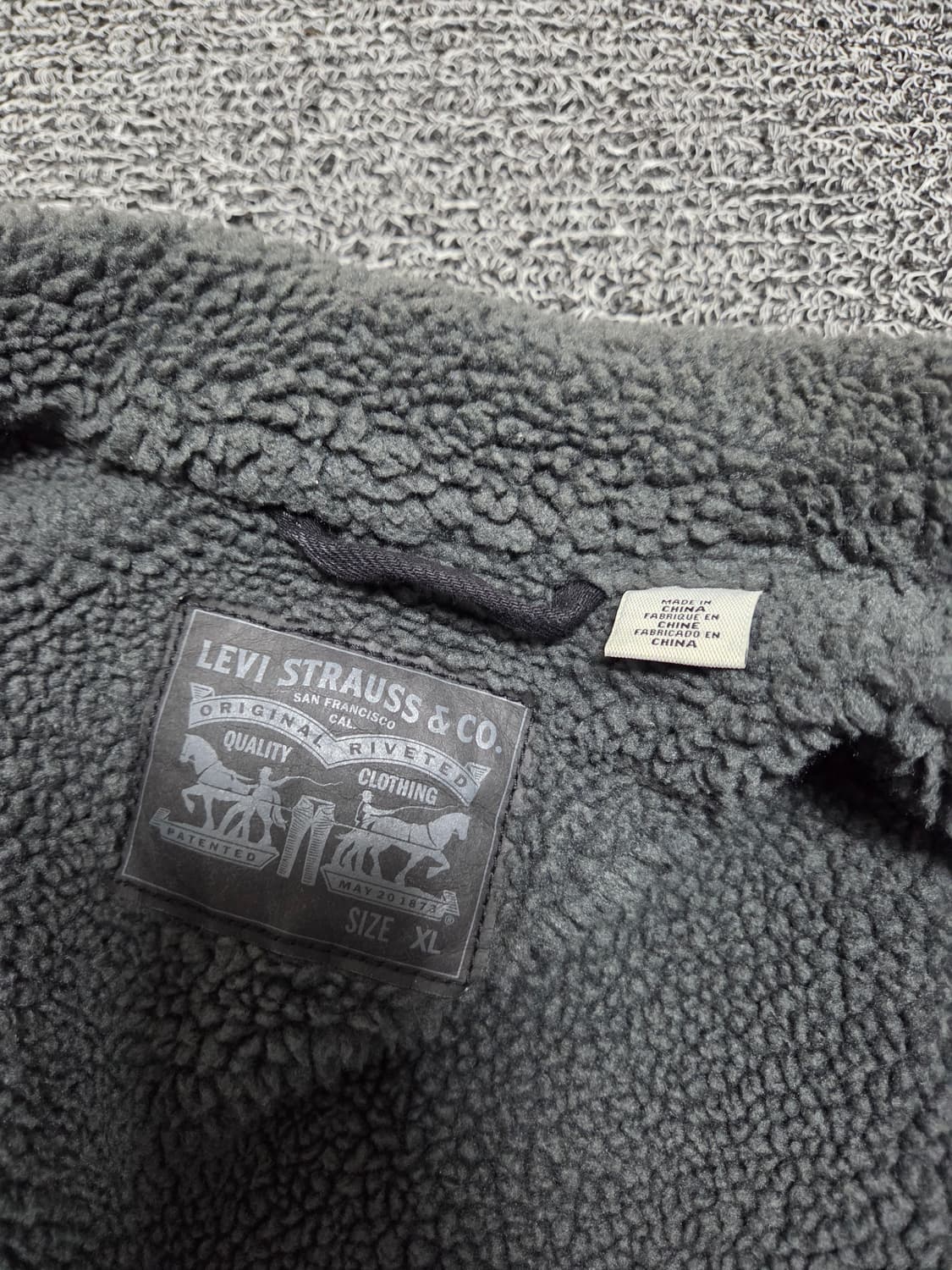 리바이스 양털 셰르파 데님자켓/XL 상품이미지4