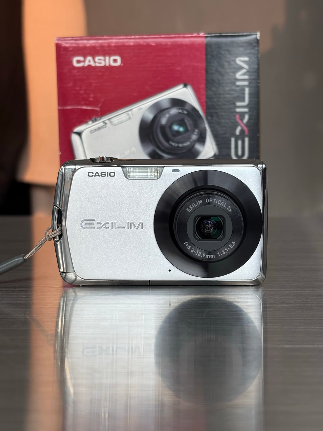 박스O/날짜표시)카시오 ex-z330 실버 빈티지디카 상품이미지1