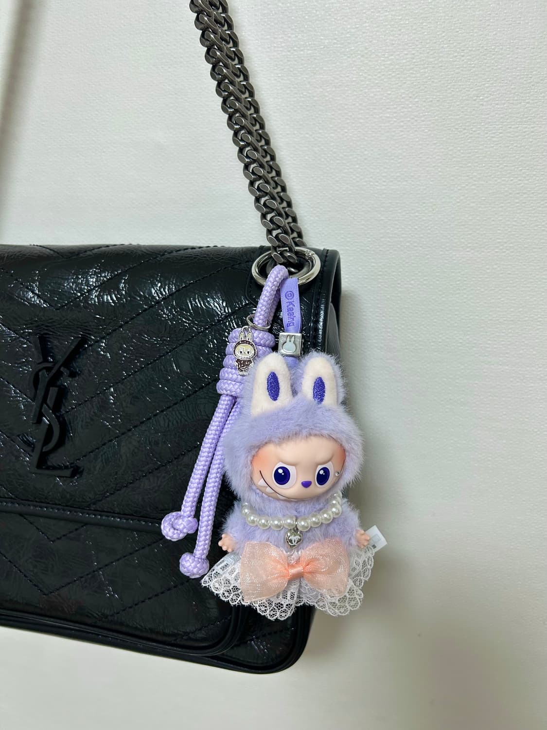 (1)정품 미니 라부부 E키링 커스텀 상품이미지6