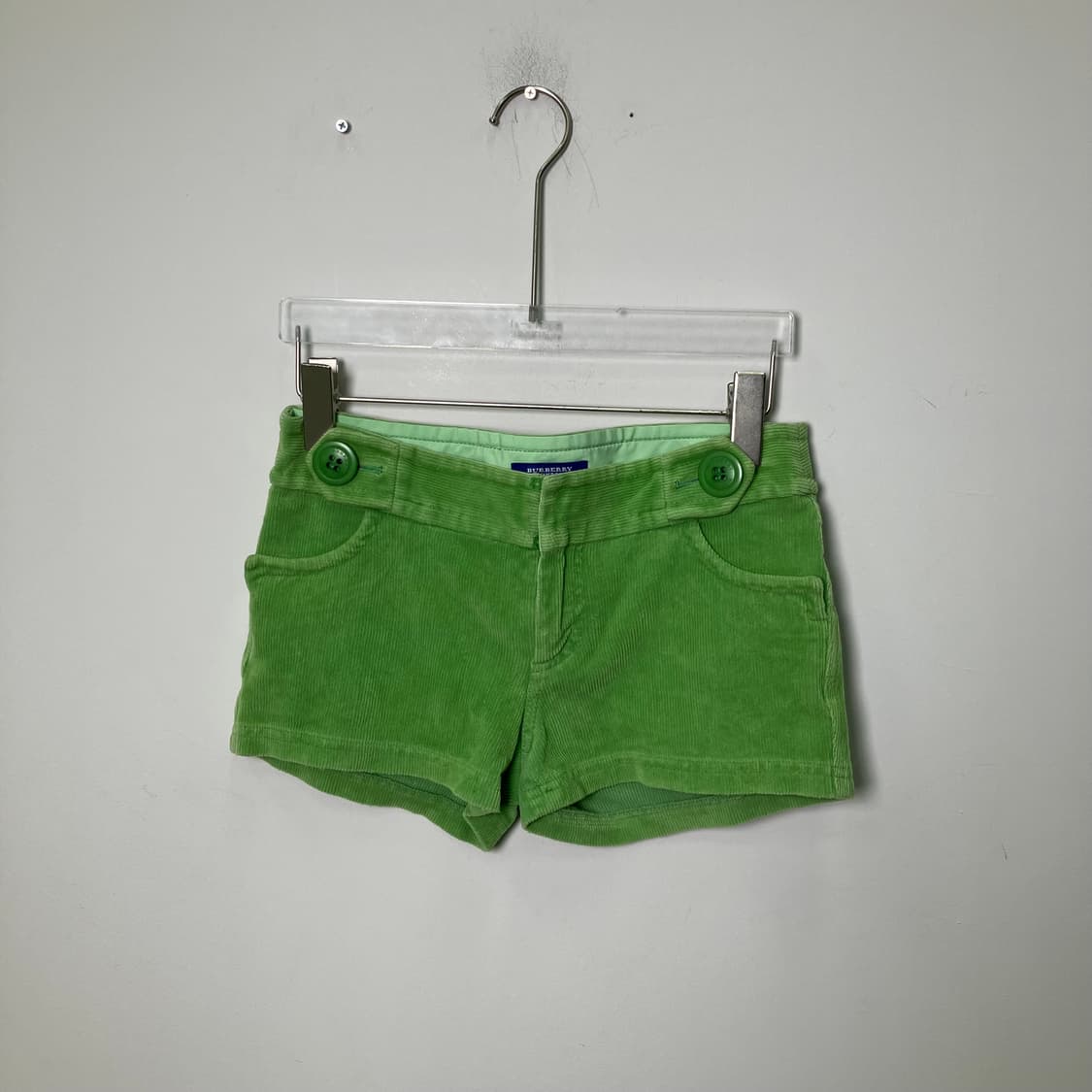버버리 Y2K 오네갸루 그린 쇼츠 38 상품이미지2