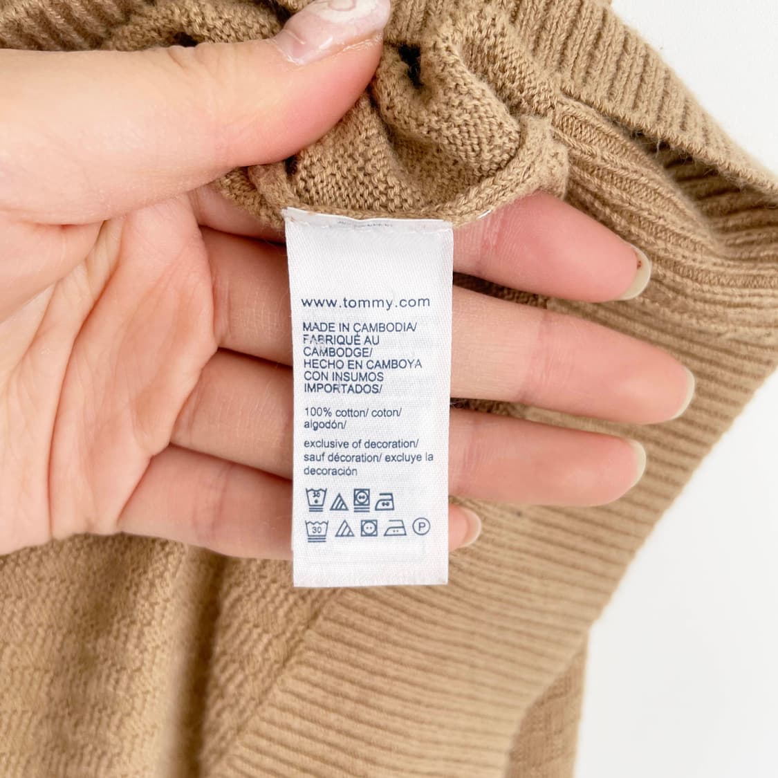   D2 타미힐피거 크루넥 스웨터 XL사이즈 상품이미지6