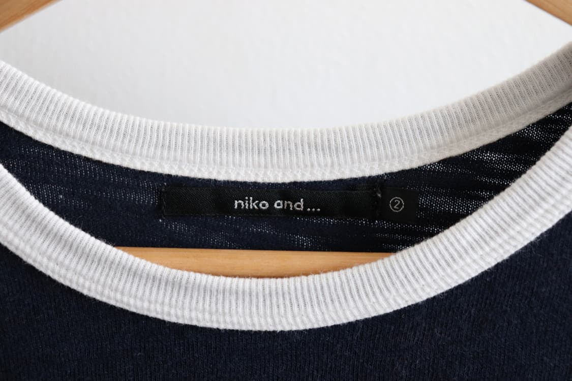 niko and... vintage ringer t-shirt 상품이미지5