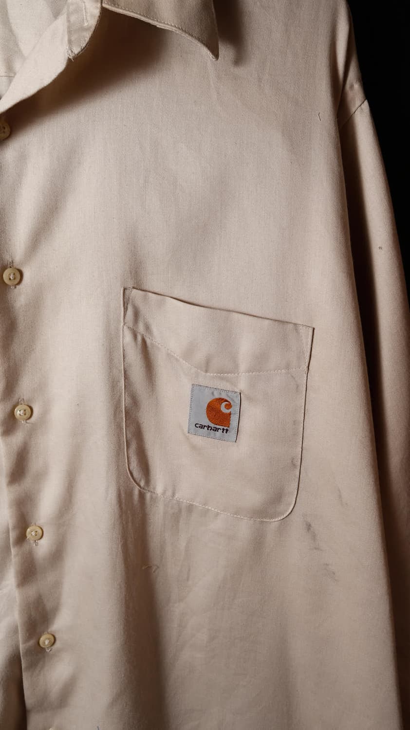 칼하트 원포켓 아이보리 셔츠 상품이미지4