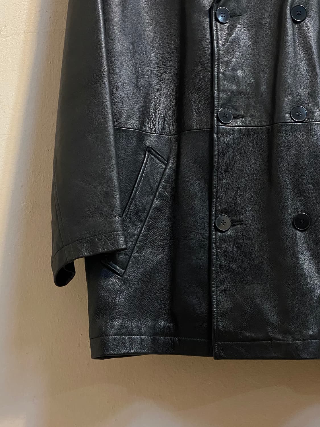 캘빈클라인 가죽 더블 자켓 상품이미지3