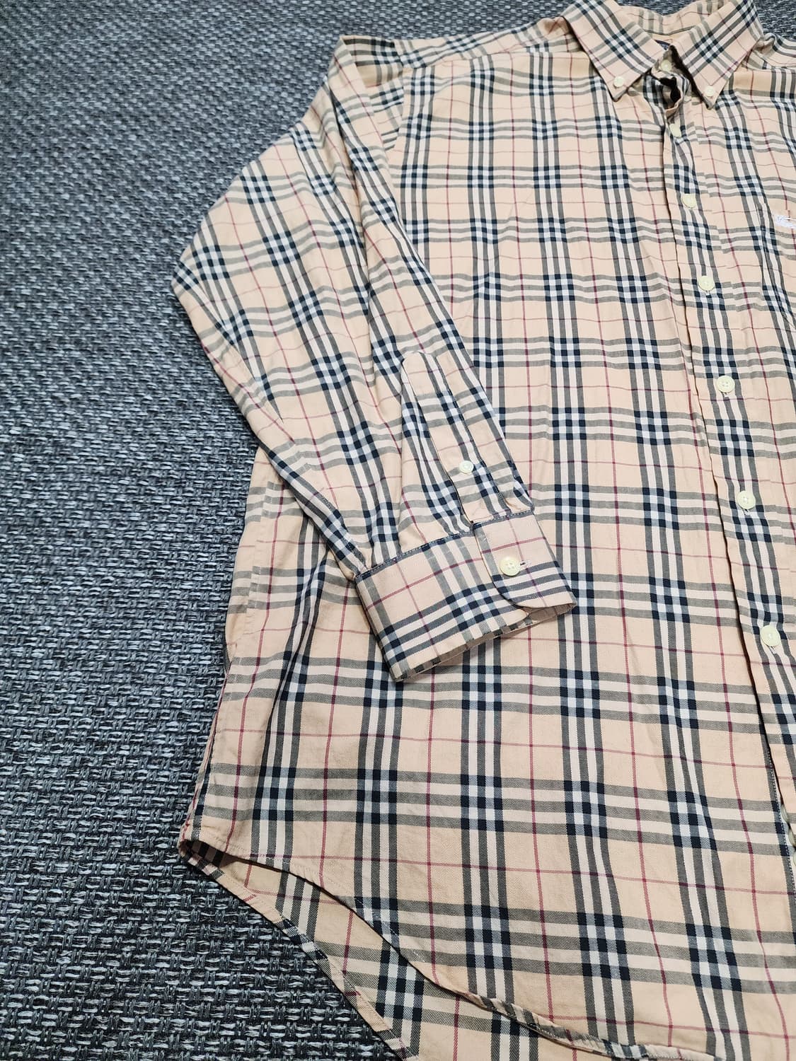 버버리 클래식 노바 체크 로고셔츠 L사이즈  상품이미지8