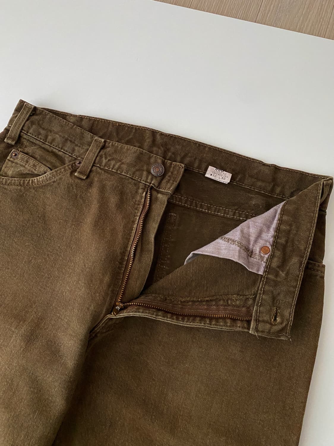 90s USA 리바이스 560 32x30 오렌지탭 31인치 상품이미지3