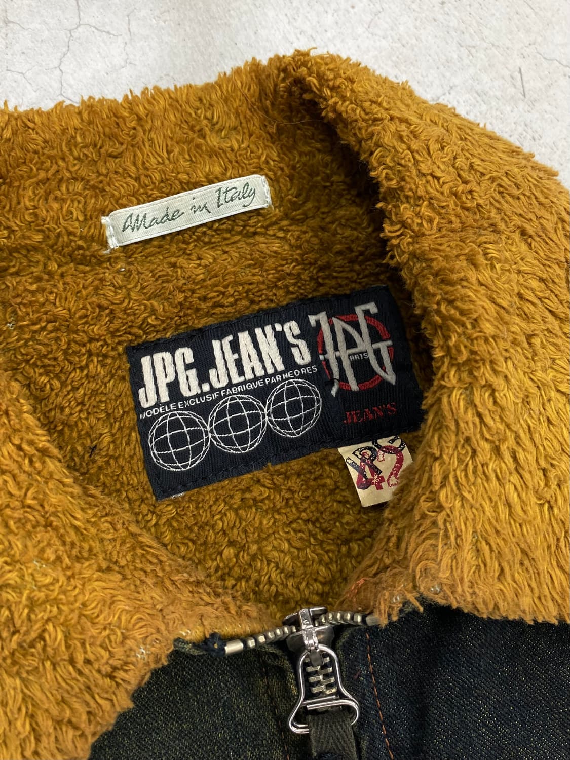 장폴고티에 00s JPG 플리스 데님 자켓 상품이미지6