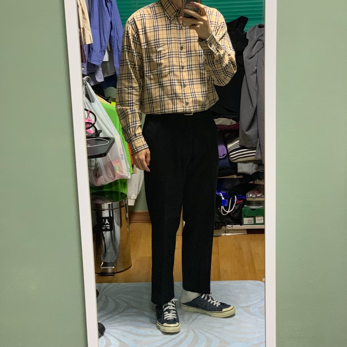 버버리 노바체크 셔츠(정품) 상품이미지3