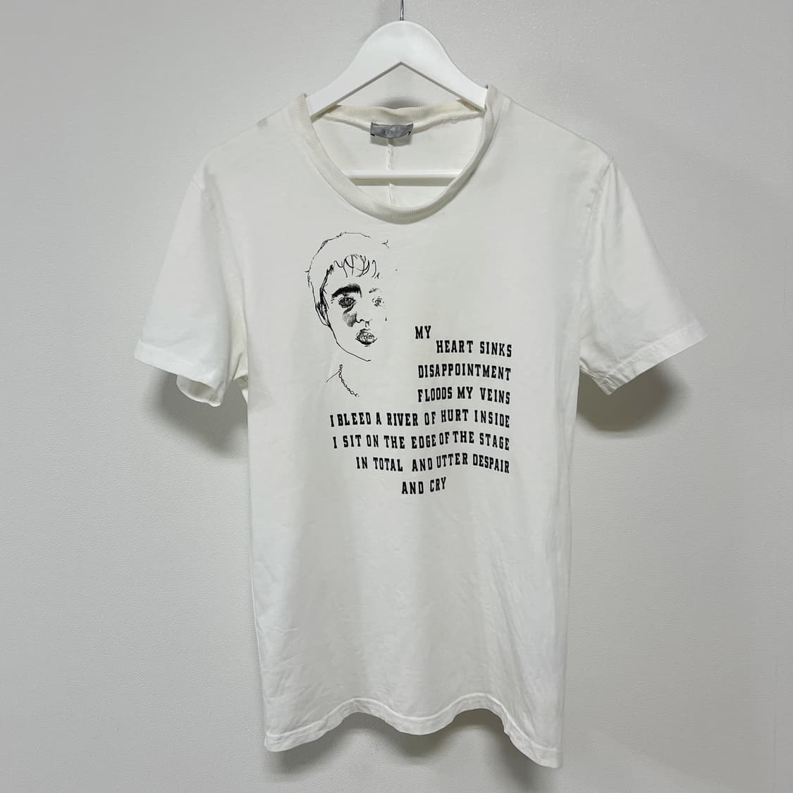 디올옴므 05AW Peter Doherty 티셔츠 화이트 상품이미지3