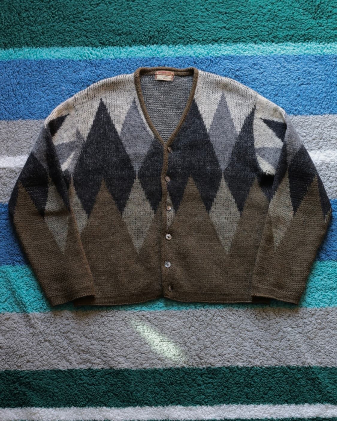 맥그리거 60s 키드 모헤어 가디건/오리지널 빈티지 상품이미지1