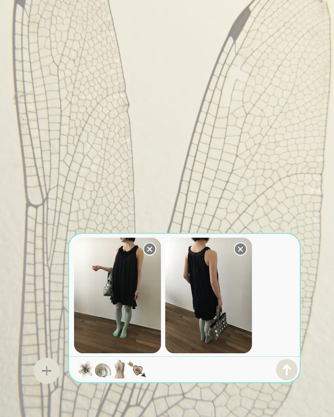 Vintage Flowy Black Midi Dress 블랙 미디 드레스 상품이미지2
