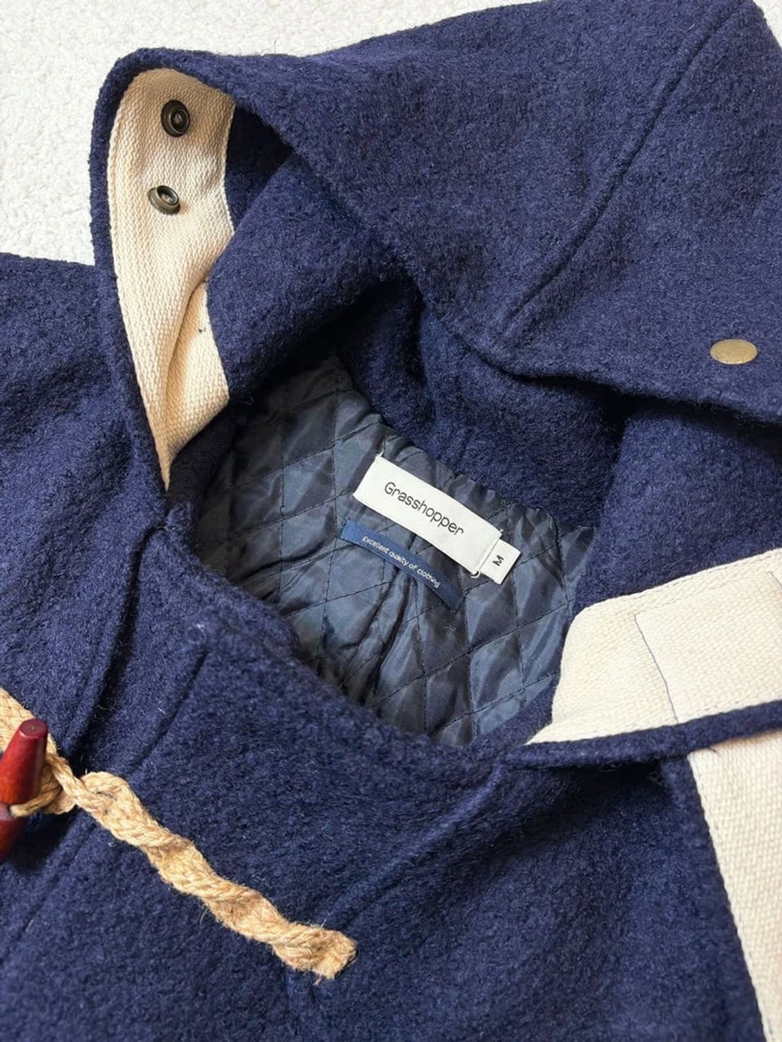 grasshopper 울 더플 후디 코트 PN6824 상품이미지4