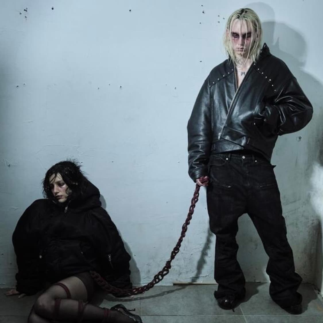 [2]선데이오프클럽 카우레더 슬리브파카 상품이미지2