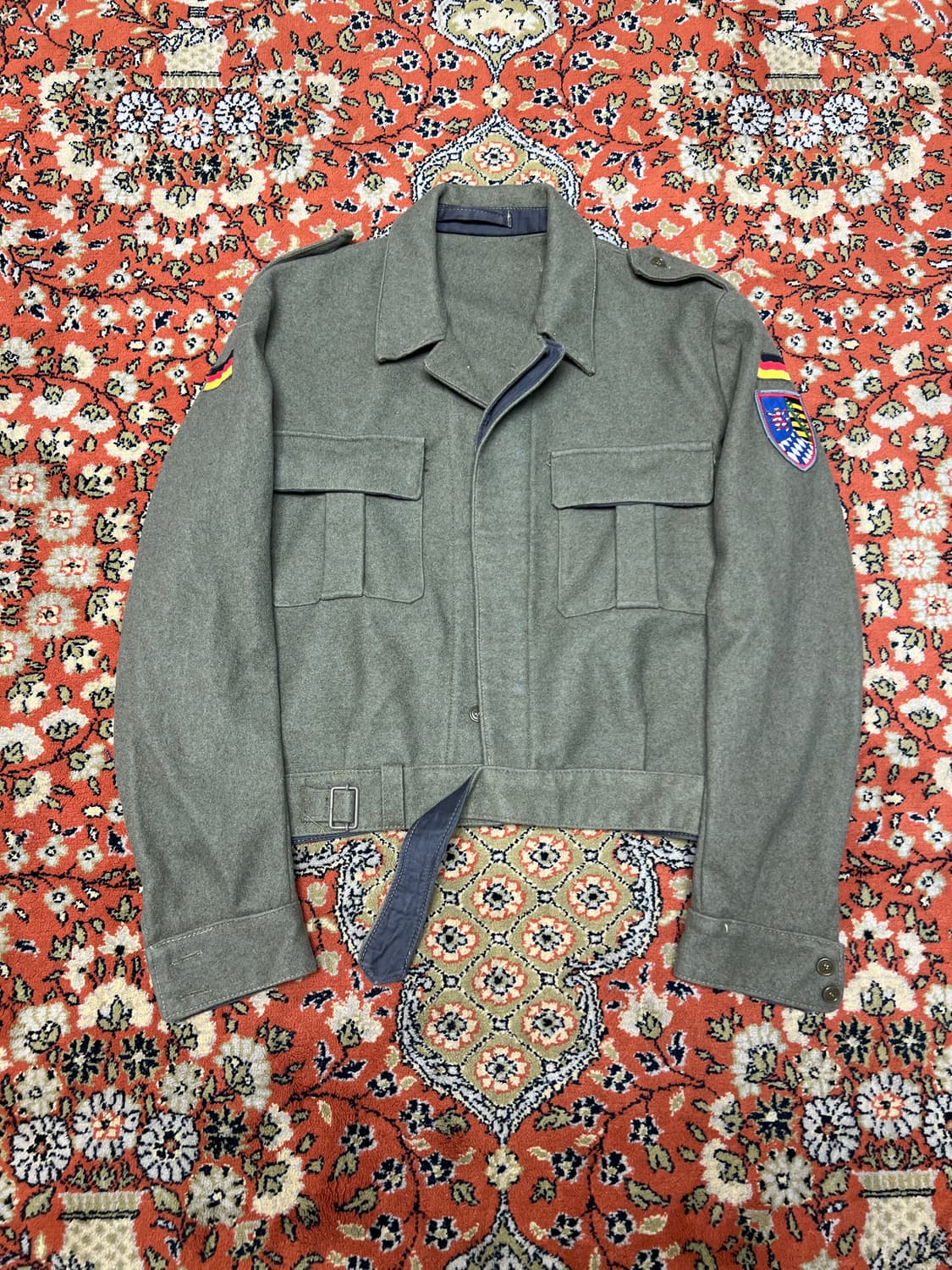 [L] 독일군 배틀드레스 모직 자켓 상품이미지1