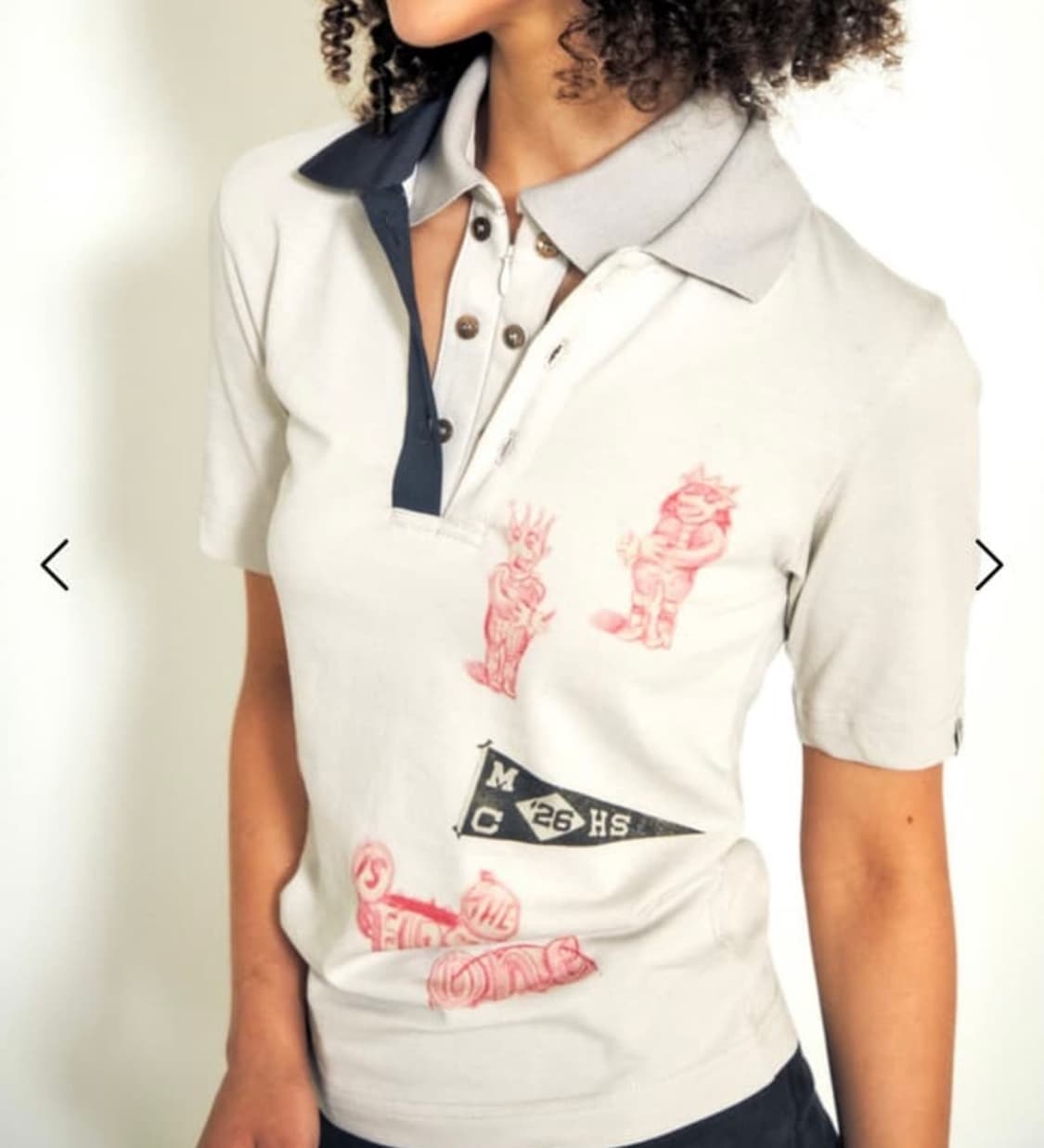 로레일즈 더블 카라 티셔츠 상품이미지1