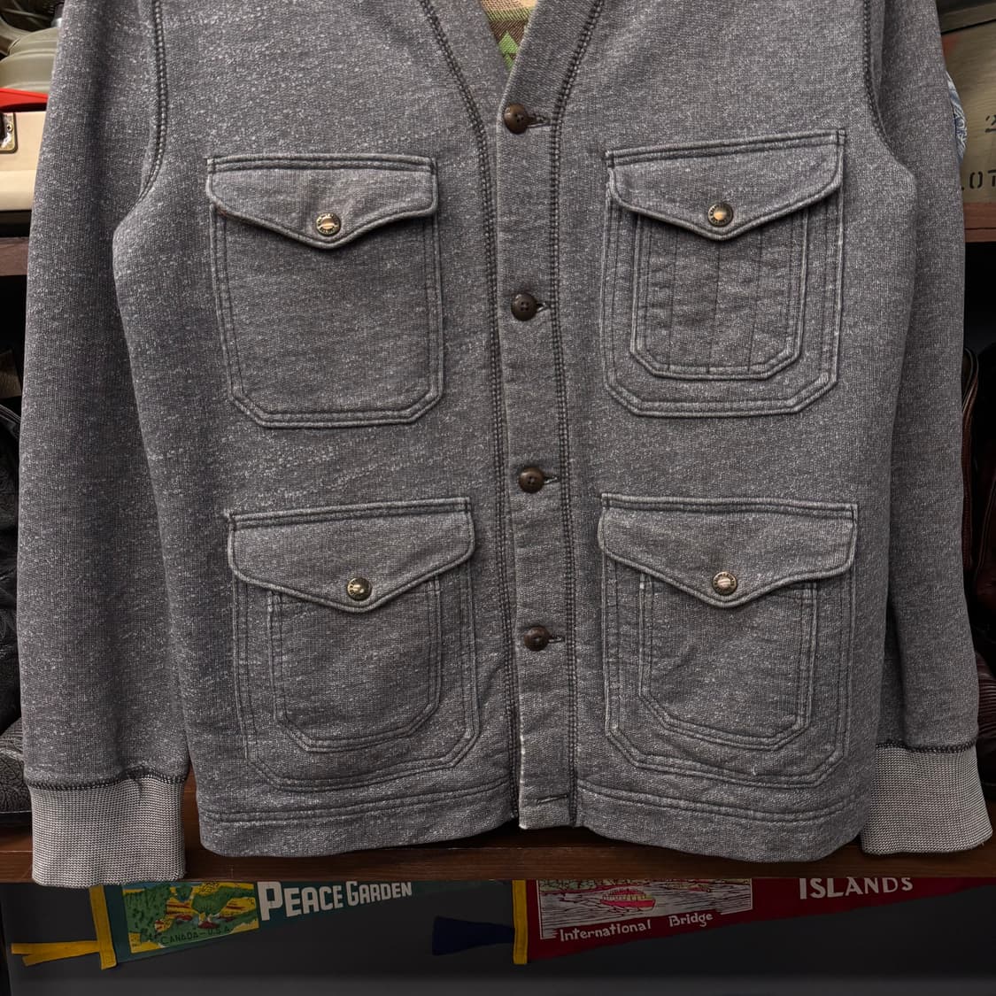 폴로 랄프로렌 네이티브 아즈텍 패턴 라이닝 포켓 가디건 자켓 N39 상품이미지4