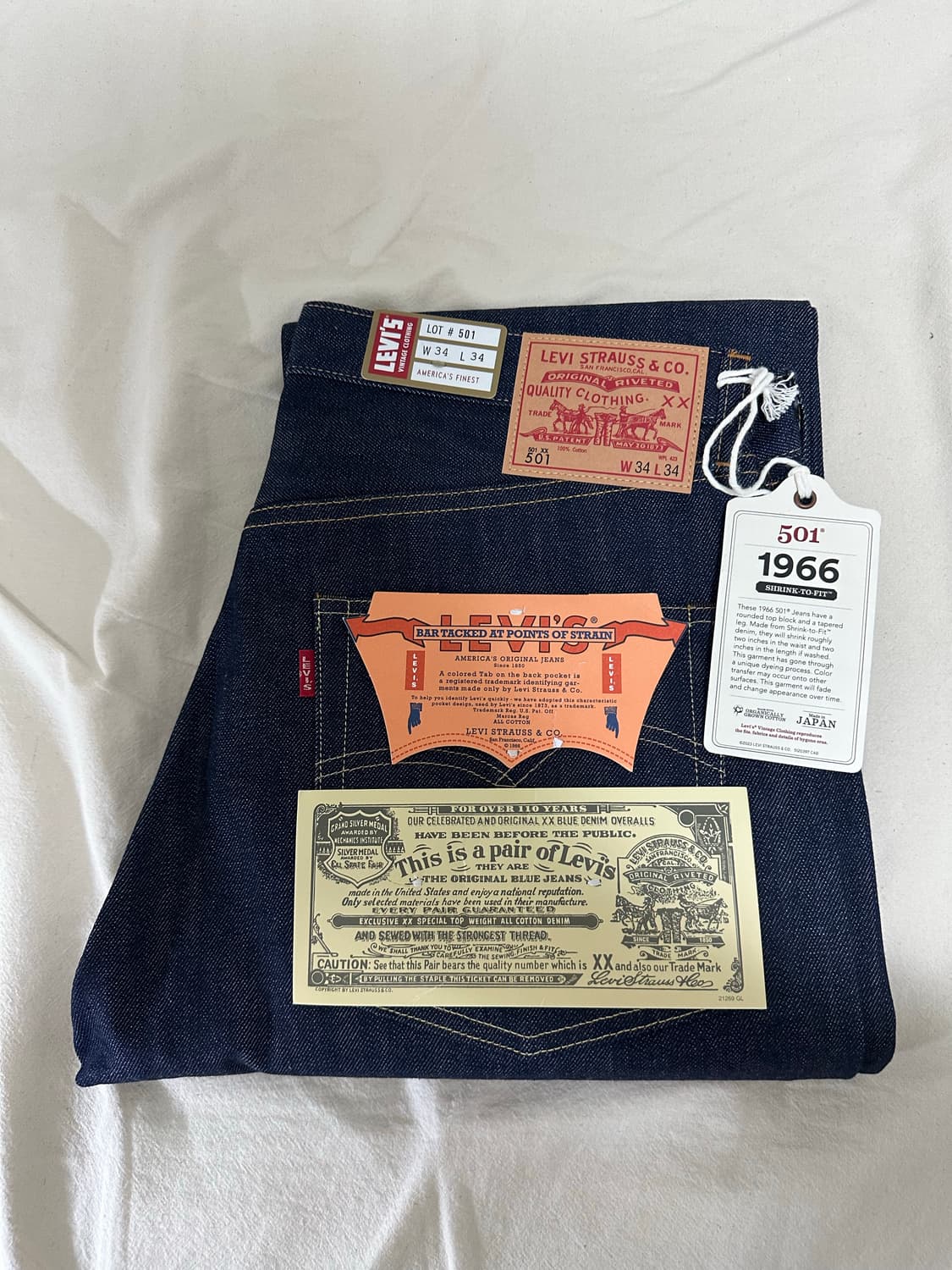 리바이스 LVC 66501 리지드 판매합니다 상품이미지1