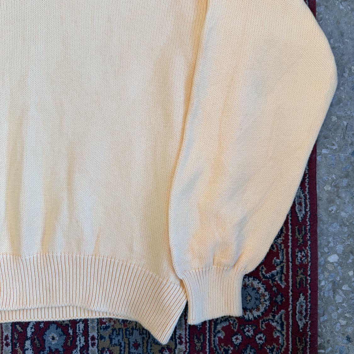 90s 랜즈엔드 브이넥 코튼 니트 [ 110 ] 상품이미지3