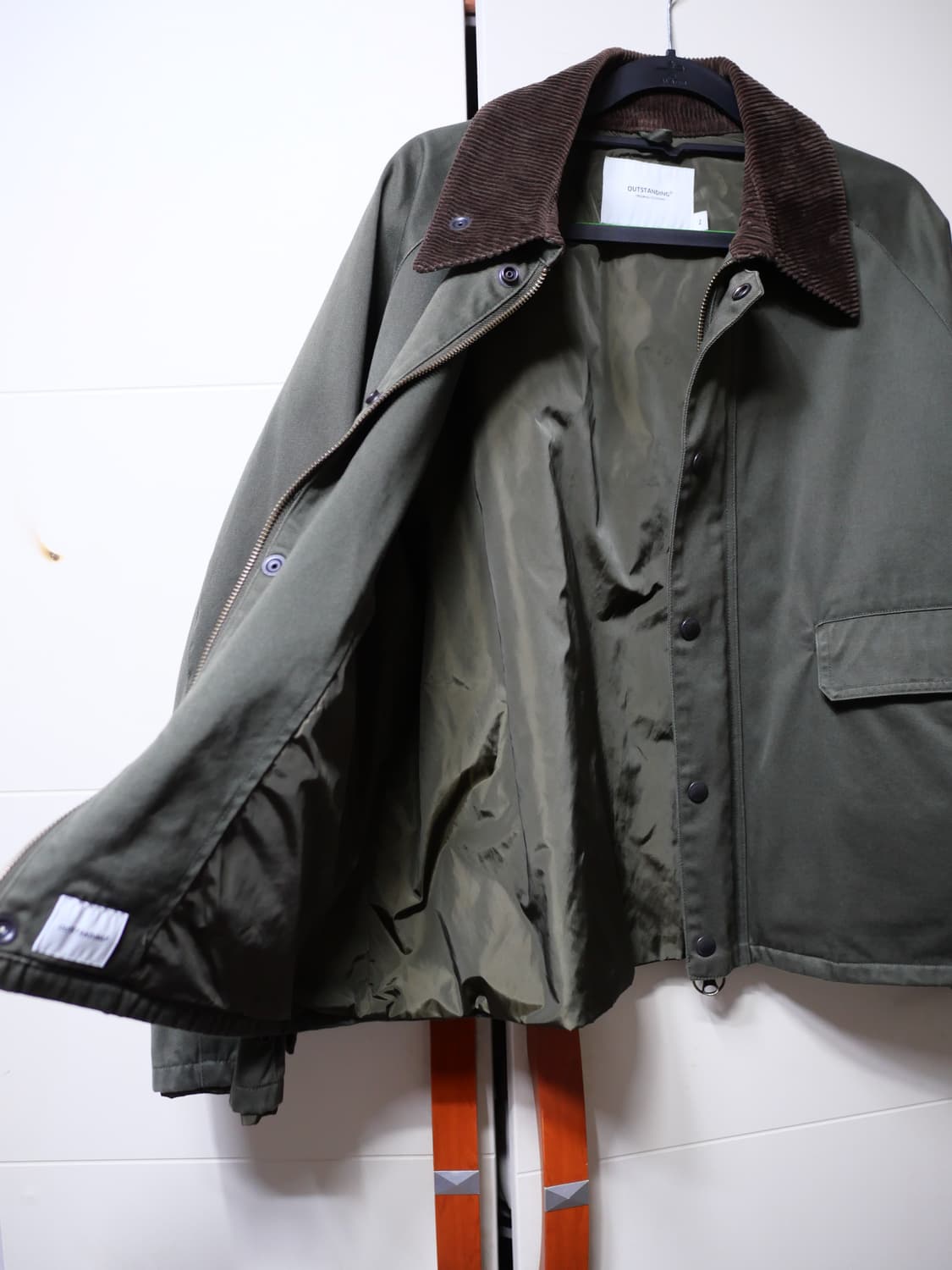 아웃스탠딩 헌팅자켓 올리브 상품이미지2