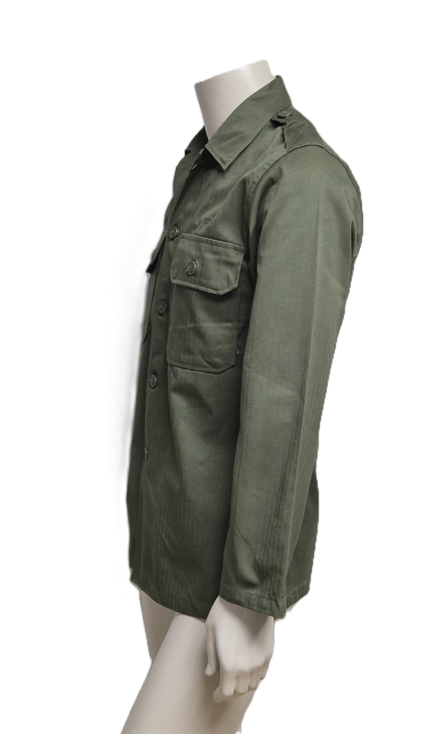 국군 구형 훈련복 민무늬 전투복 상의 자켓 (M) (2) (미사용품) 상품이미지2