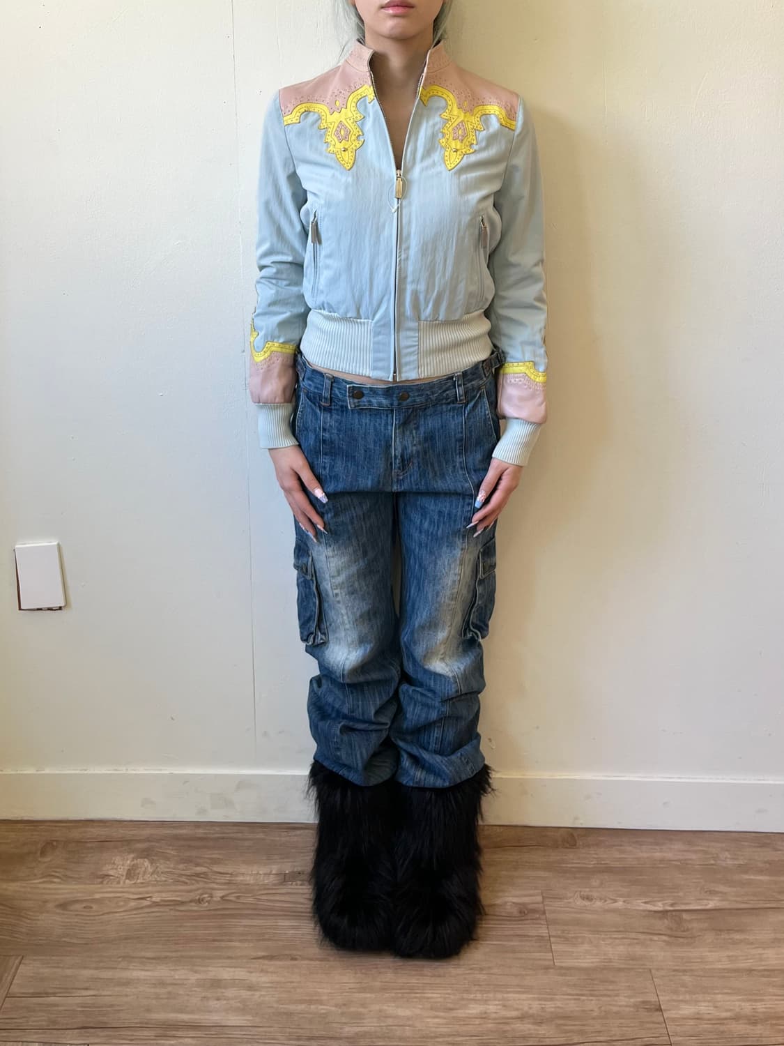 MOSCHINO 아트 패치 자켓 상품이미지7