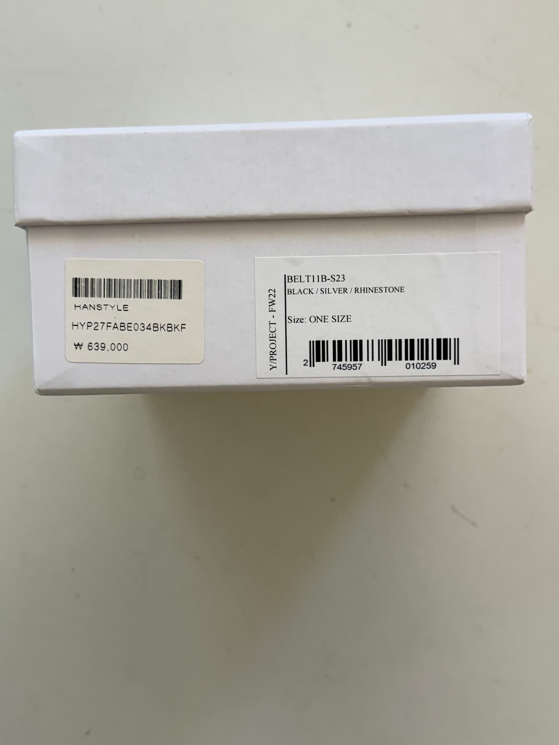 Y/PROJECT 와이프로젝트 여성 Y 하트 벨트 25MM 상품이미지6