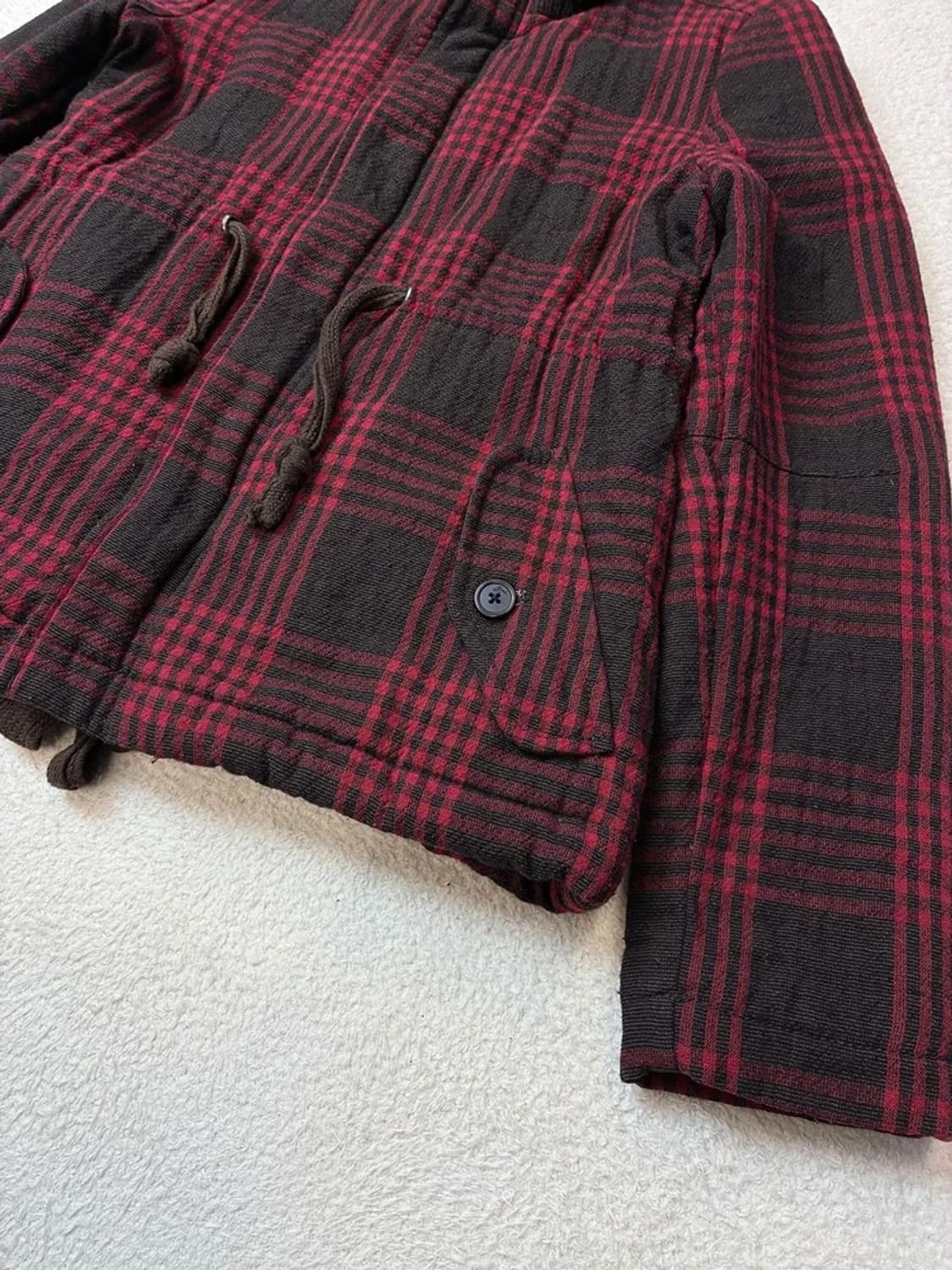 디젤 DIESEL 00's Y2K 하이넥 드로우스트링 자켓 PN6100 상품이미지4