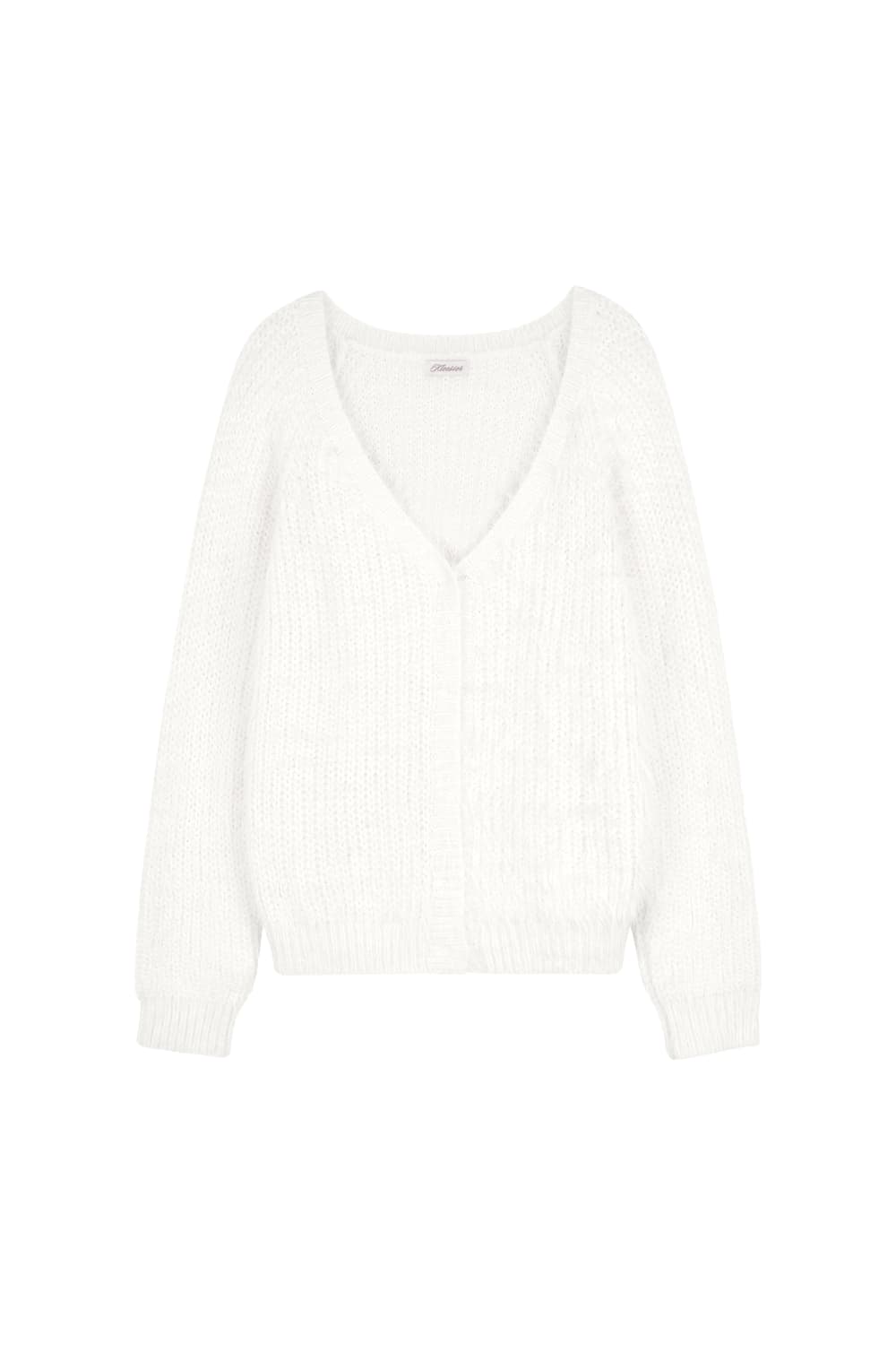 kleesier 클리시어 슈가플럼 헤어리 가디건 상품이미지1