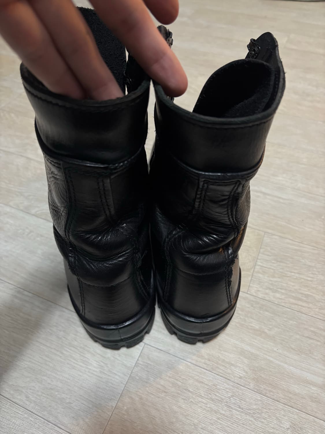 베이츠 군화 컴뱃 부츠 워커 블랙 상품이미지3