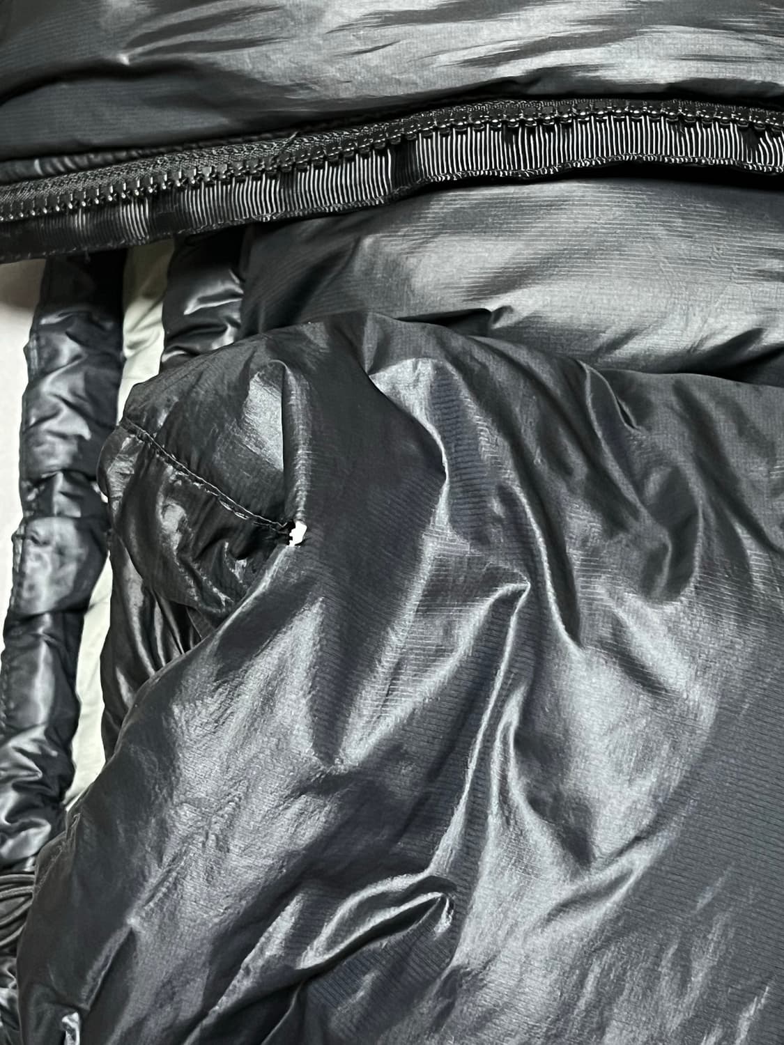 스투시 다운 파카 마이크로 립스탑 팬텀 블랙 사이즈 L 판매 상품이미지5