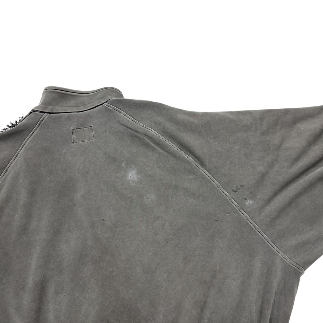 아조바이아조 레이스 트리밍 래글런 트랙탑 져지 자켓 카키 상품이미지8