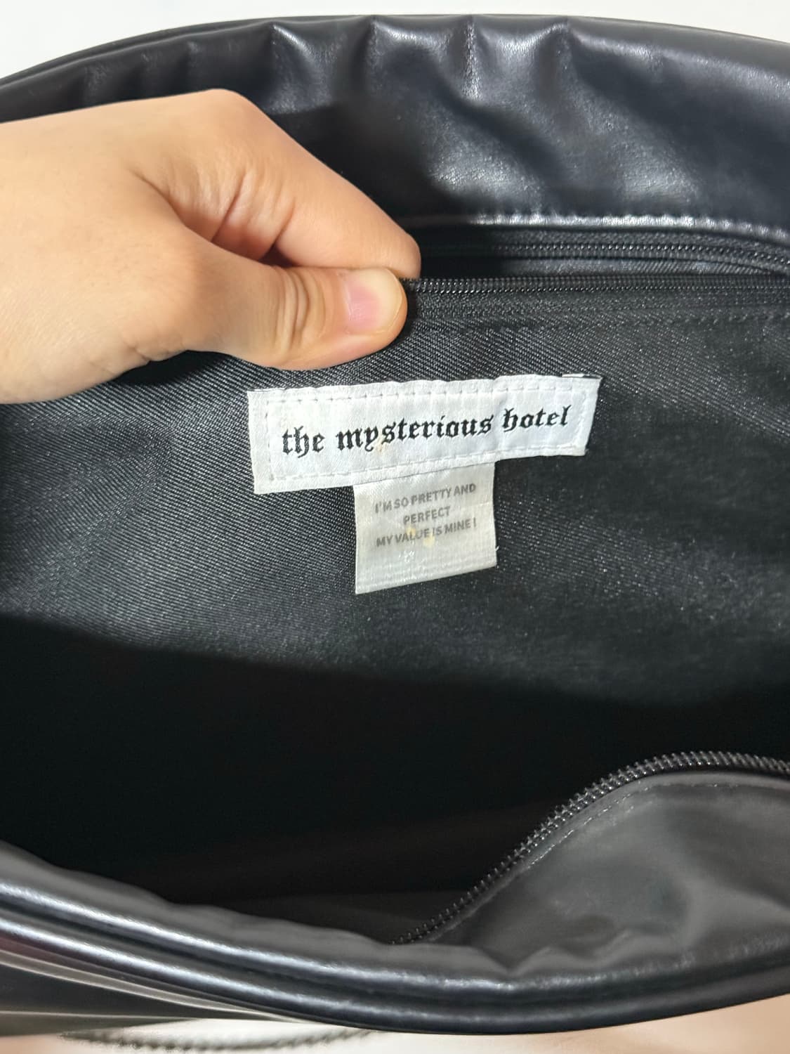 미스테리어스 호텔 펑크 하이틴 블랙 숄더백 크로스백 상품이미지6