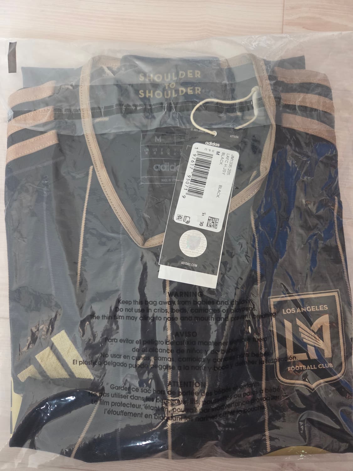 아디다스 LAFC 2024/25 홈 저지 블랙 - US 사이즈 팝니다. 상품이미지5