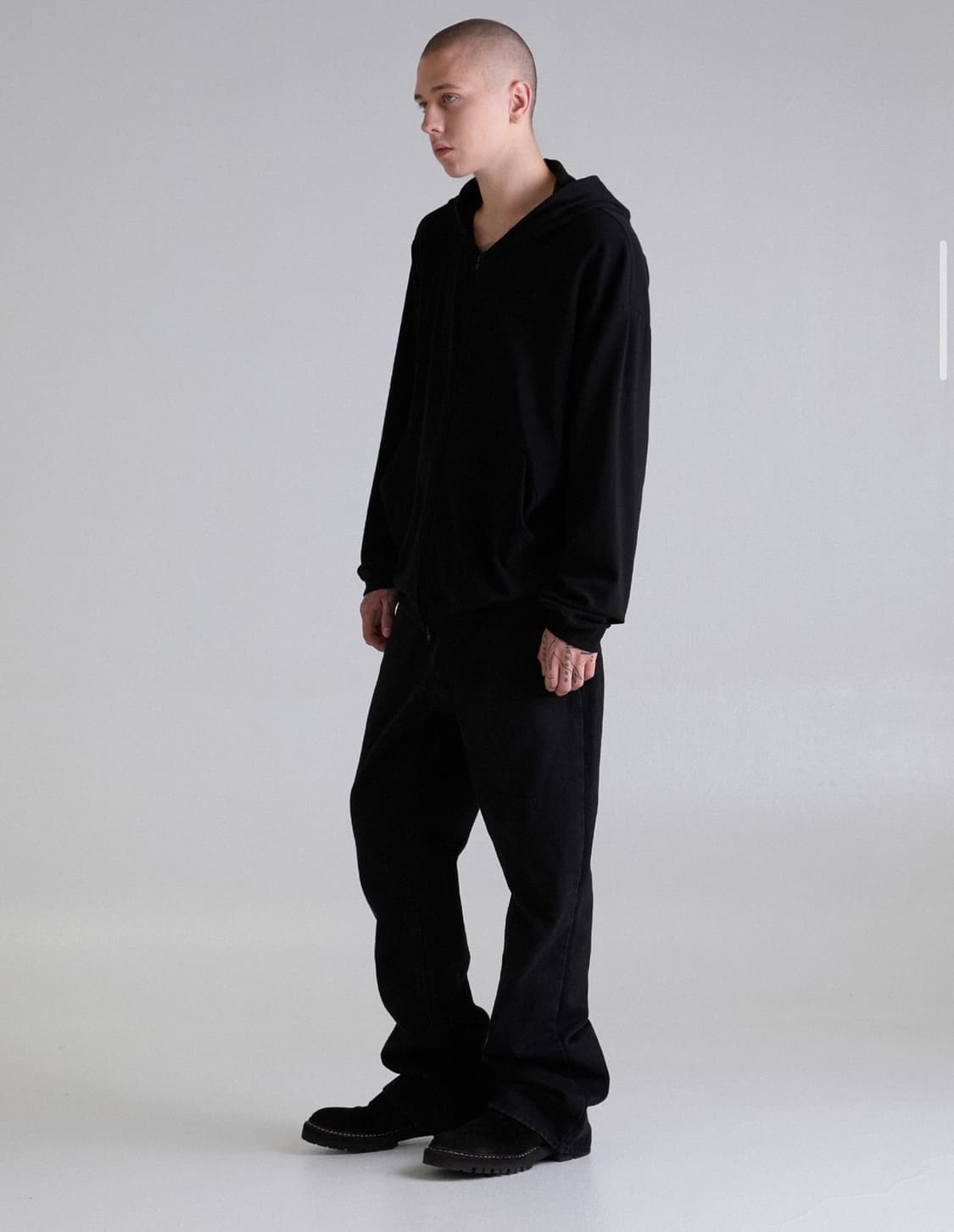[2] RELAXED FLARE DENIM (FADED BLACK) 상품이미지1
