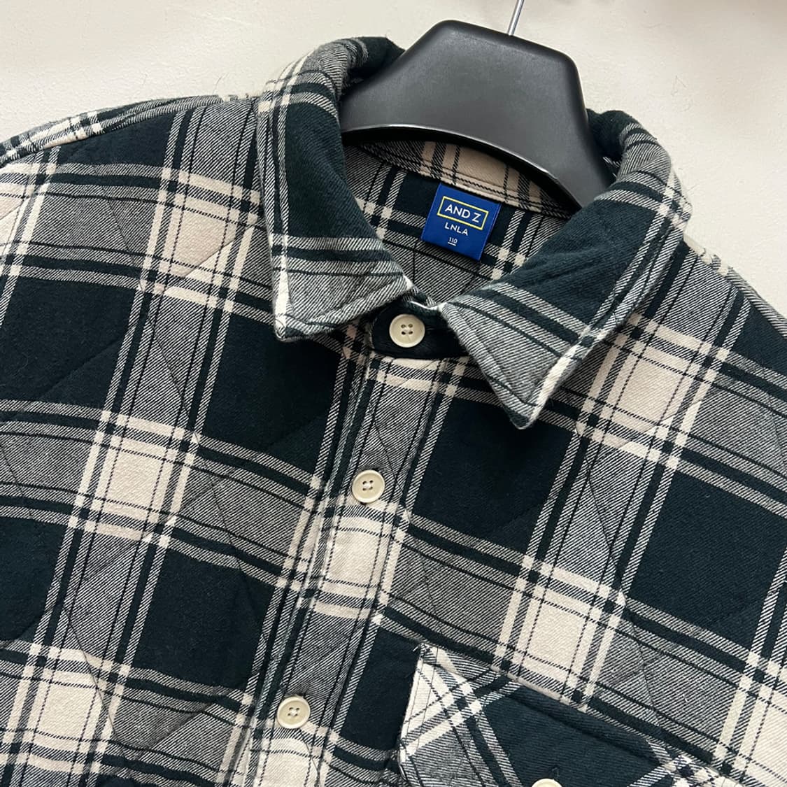 AND Z 앤드지 누빔 셔츠 자켓 110 상품이미지3