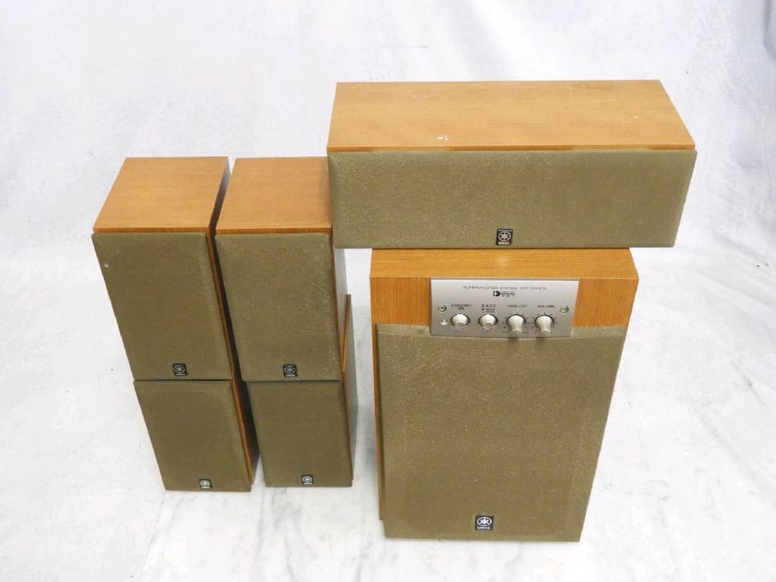 야마하 5.1ch 빈티지 홈시어터 스피커 세트 인테리어 레트로 앤틱 카페 상품이미지4