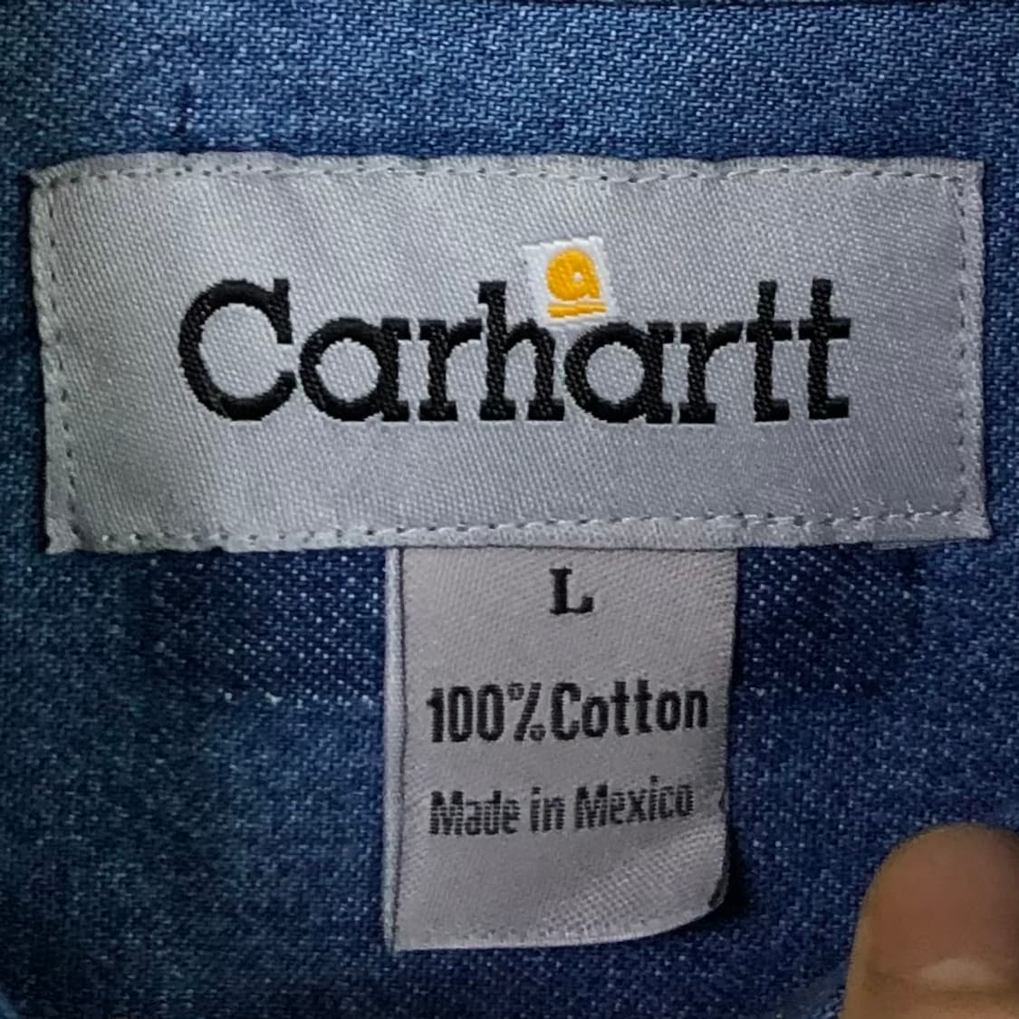 L 칼하트 데님 셔츠 상품이미지3