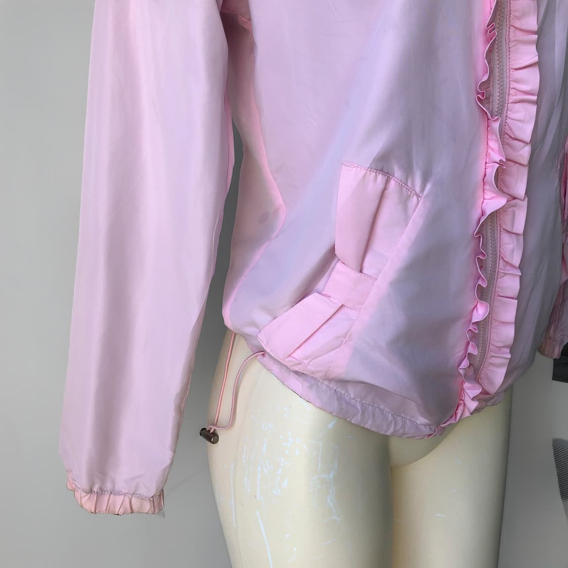 리버시블 하트 프릴 후드 집업 상품이미지2