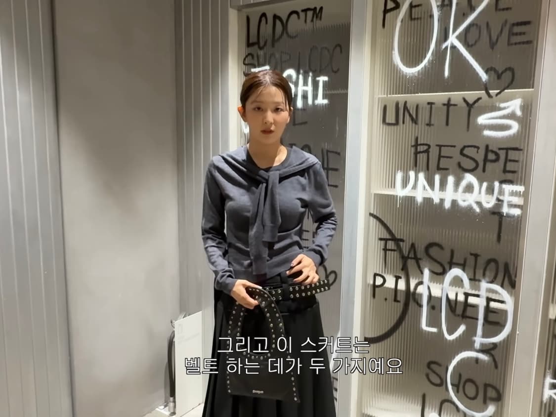 [새제품] lcdc 엘씨디씨 TIED DETAIL KNIT TOP MM 상품이미지7