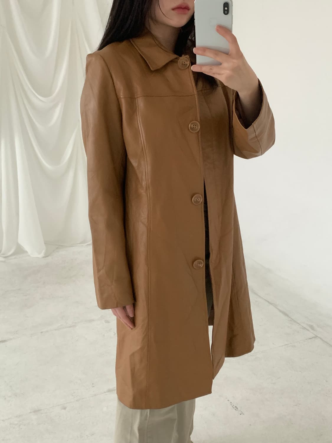 camel leather JK 상품이미지2