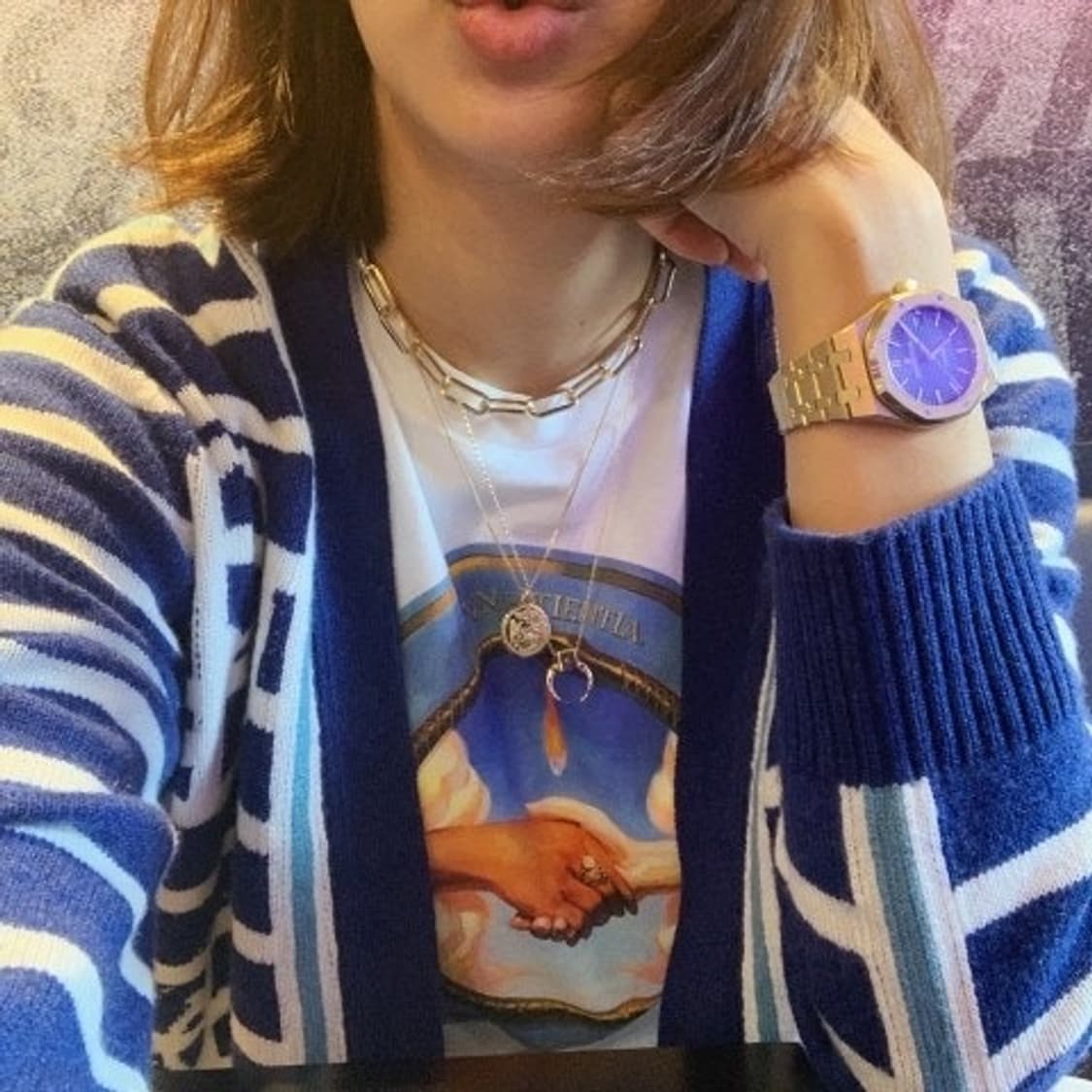 소윰 링크 체인 목걸이 박스 포함 상품이미지5