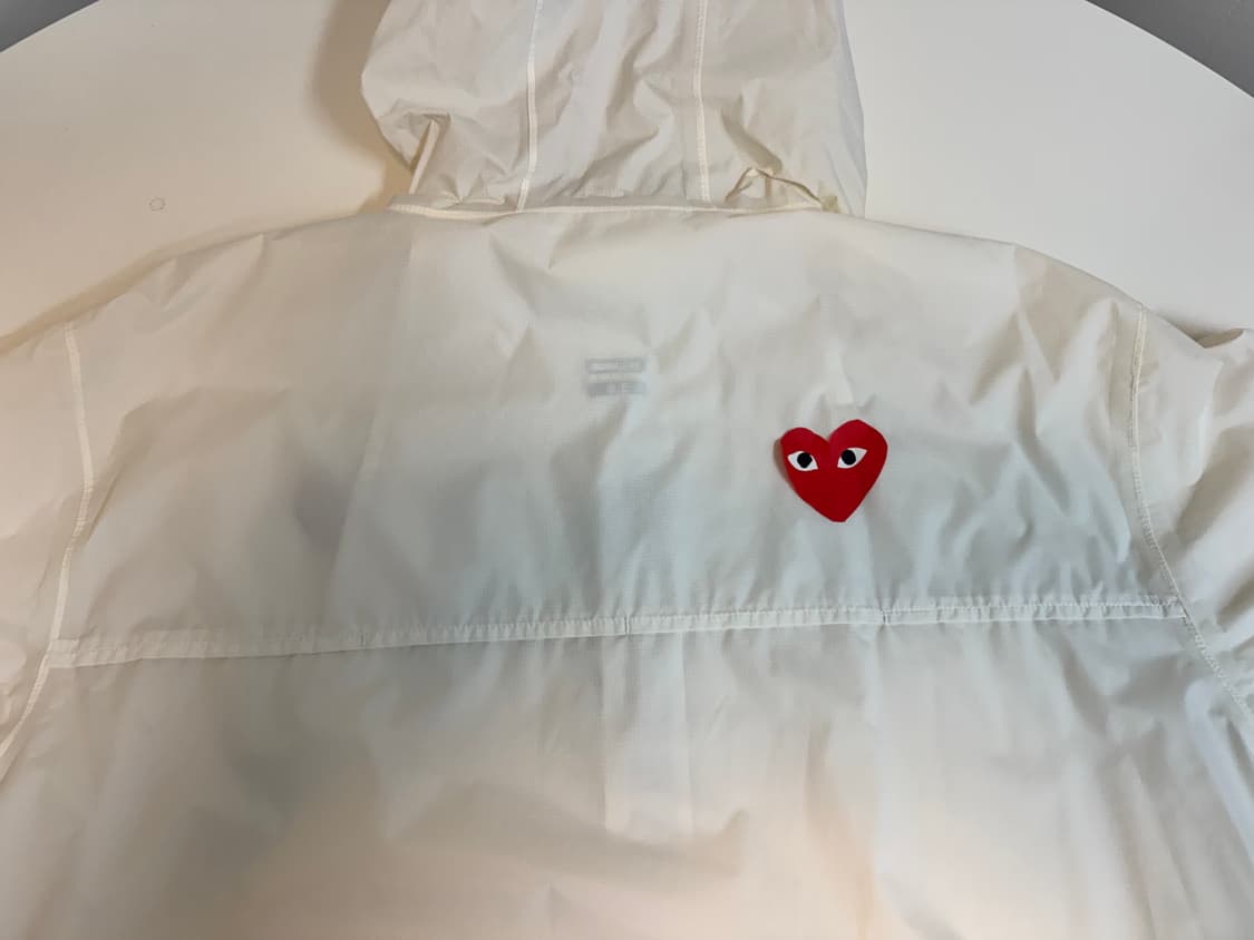 꼼데가르송 X 까웨 후드 레인 자켓 2XL 상품이미지10