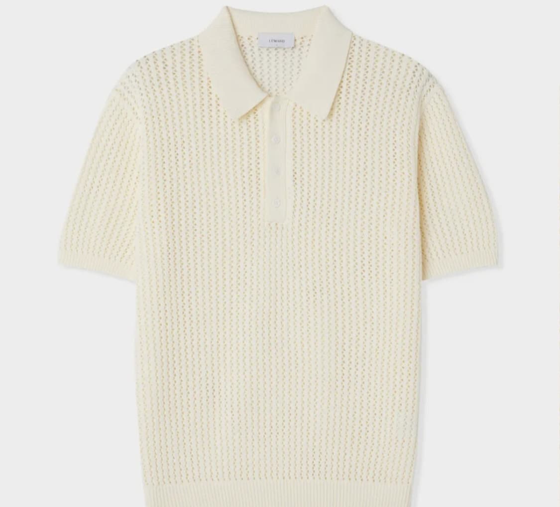 (새상품) 르마드 스카시 반오픈 하프니트 아이보리 2사이즈 상품이미지3