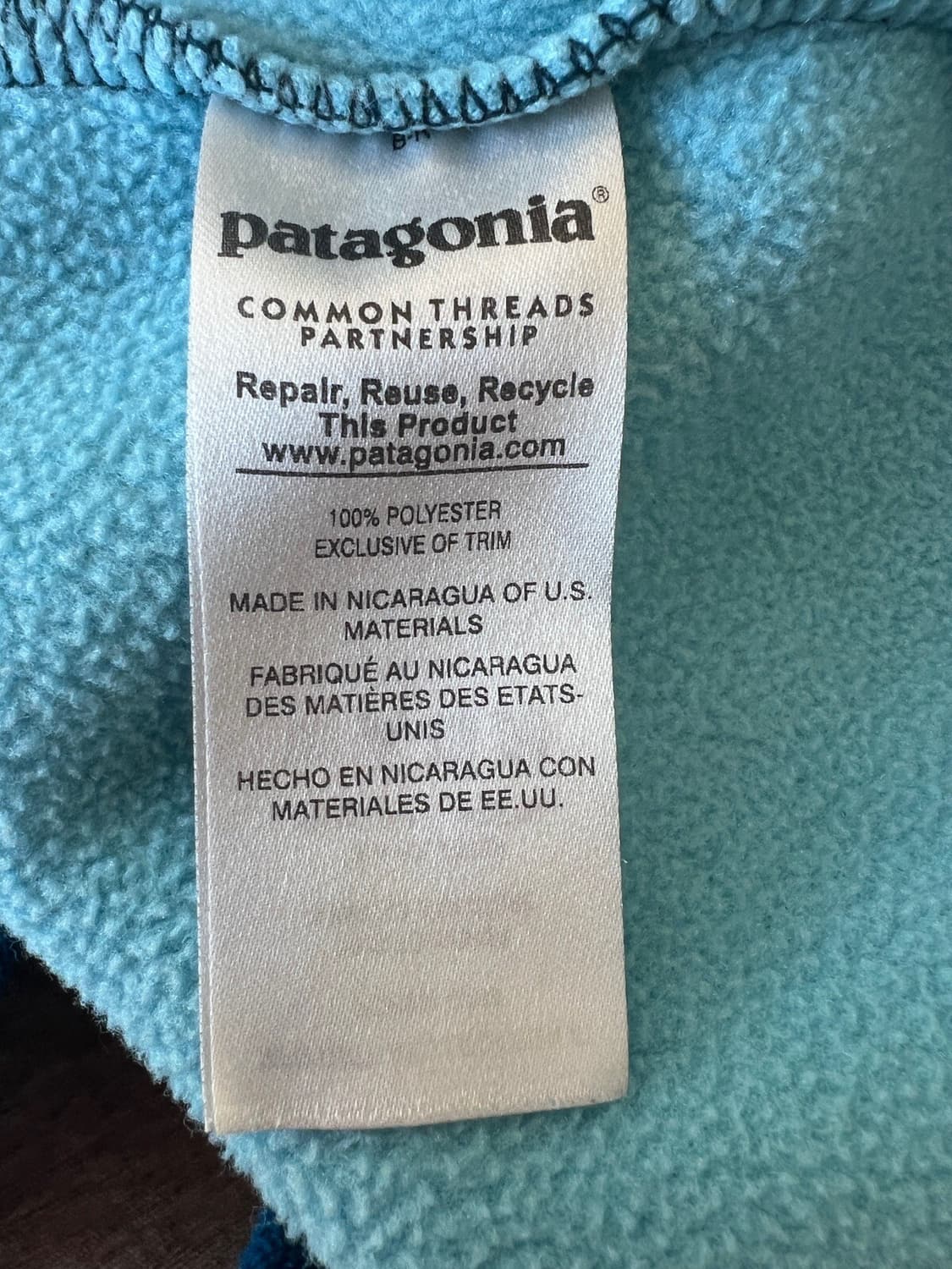 10s 파타고니아 신칠라 스냅-T 블루/라이트블루 상품이미지8